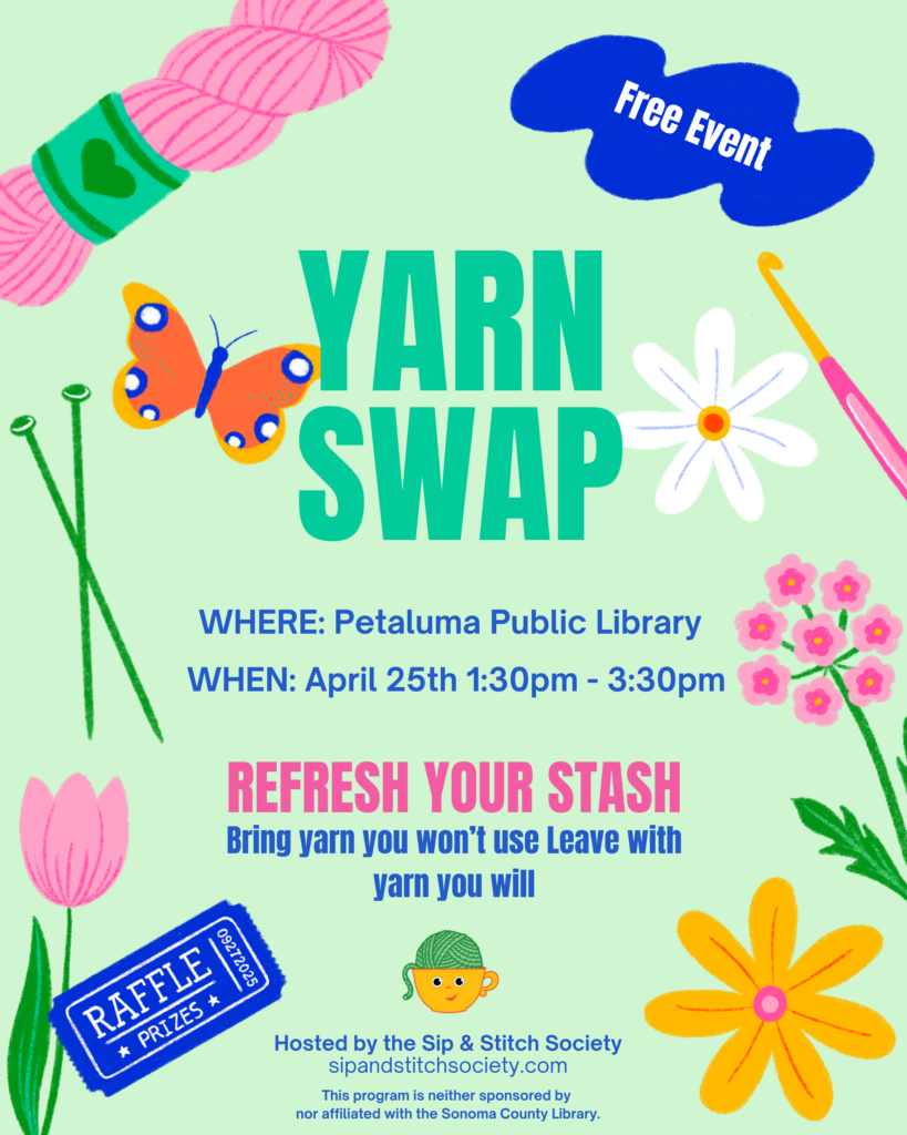 Spring Yarn Swap at the Petaluma Public Library